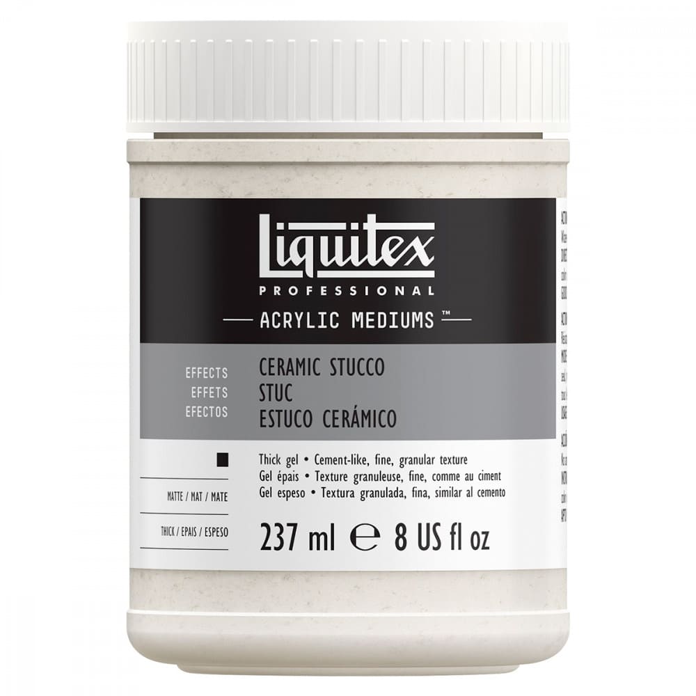 Gel Médium Textura Estuque Cerâmico Liquitex Fosco 237ml